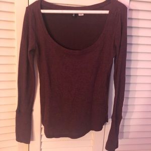 Urban Outfitters maroon sweater